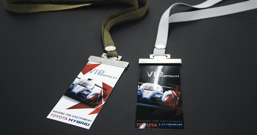 Toyota Le Mans Motor Sport Event Design + Konzept Lanyards