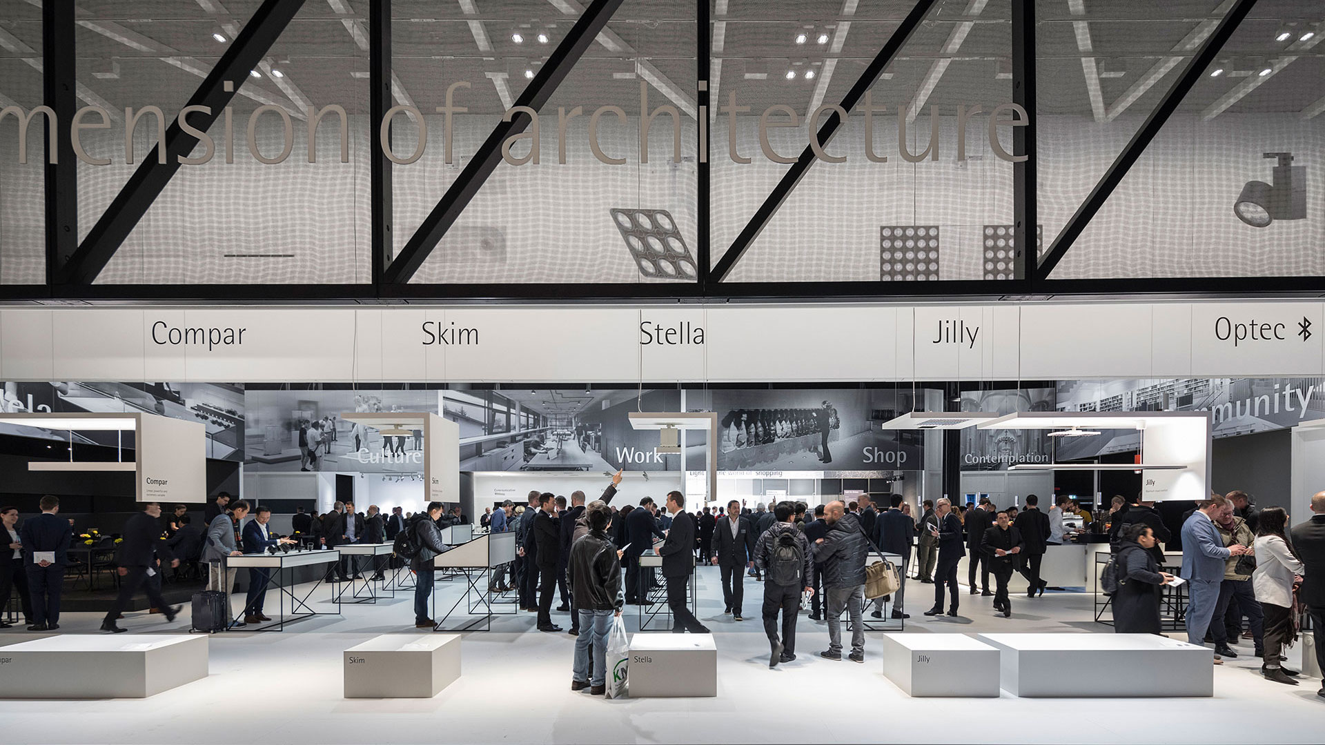 ERCO Messestand Light and Building 2018 Frankfurt